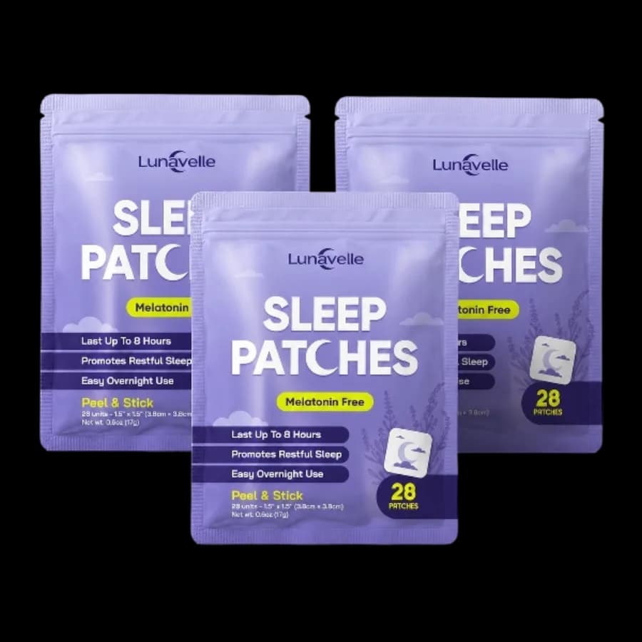 3 bags of Lunavelle sleep patches (84 patches)