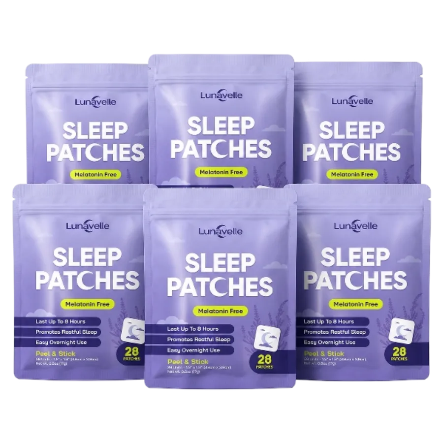 6 bags of Lunavelle sleep patches (168 patches)